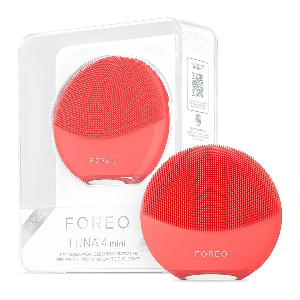 【FOREO】LUNA 4 Mini 智能雙面淨透潔面儀 洗臉機 天空藍/珊瑚紅/薰衣紫/浪漫粉-細節圖5