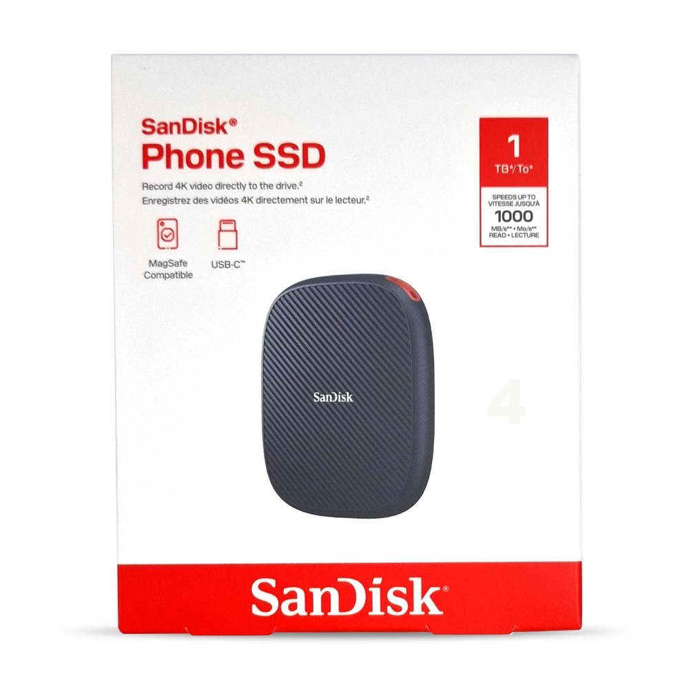 SanDisk 1TB 2TB E62M Phone SSD MagSafe 外接式 行動固態硬碟-細節圖2