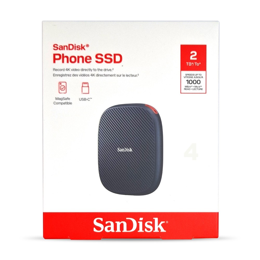 SanDisk 1TB 2TB E62M Phone SSD MagSafe 外接式 行動固態硬碟-細節圖3