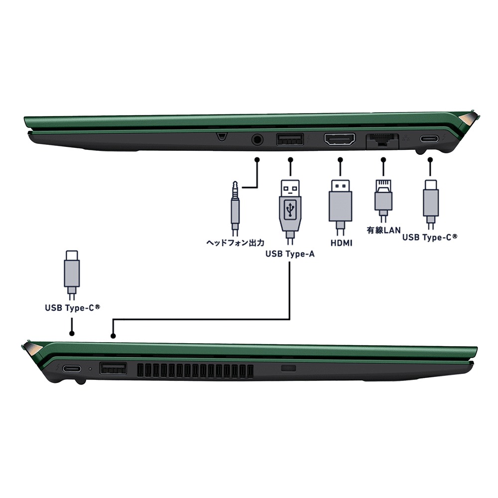 VAIO SX14-R 14吋觸控筆電 綠色 日本製 Win11P / CU7 / 64GB / 2TB / 70WH-細節圖5
