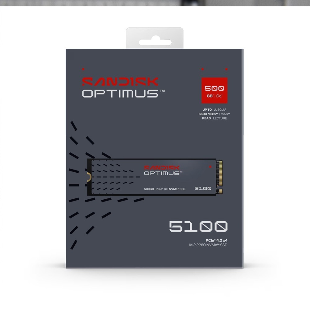 SanDisk Optimus 5100 500G 1TB 2TB 4TB NVMe SSD M.2 2280 固態硬碟-細節圖2