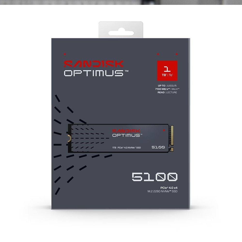 SanDisk Optimus 5100 500G 1TB 2TB 4TB NVMe SSD M.2 2280 固態硬碟-細節圖3