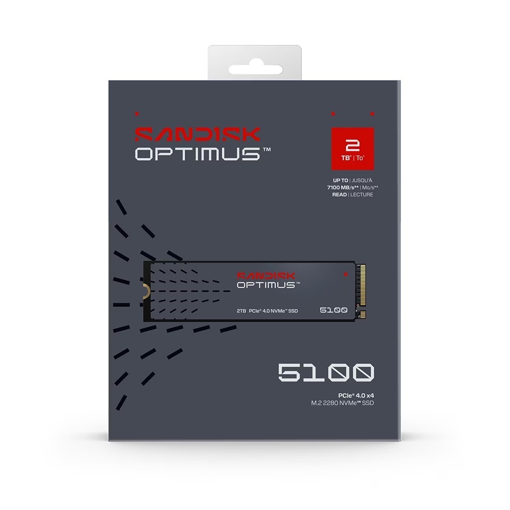 SanDisk Optimus 5100 500G 1TB 2TB 4TB NVMe SSD M.2 2280 固態硬碟-細節圖4