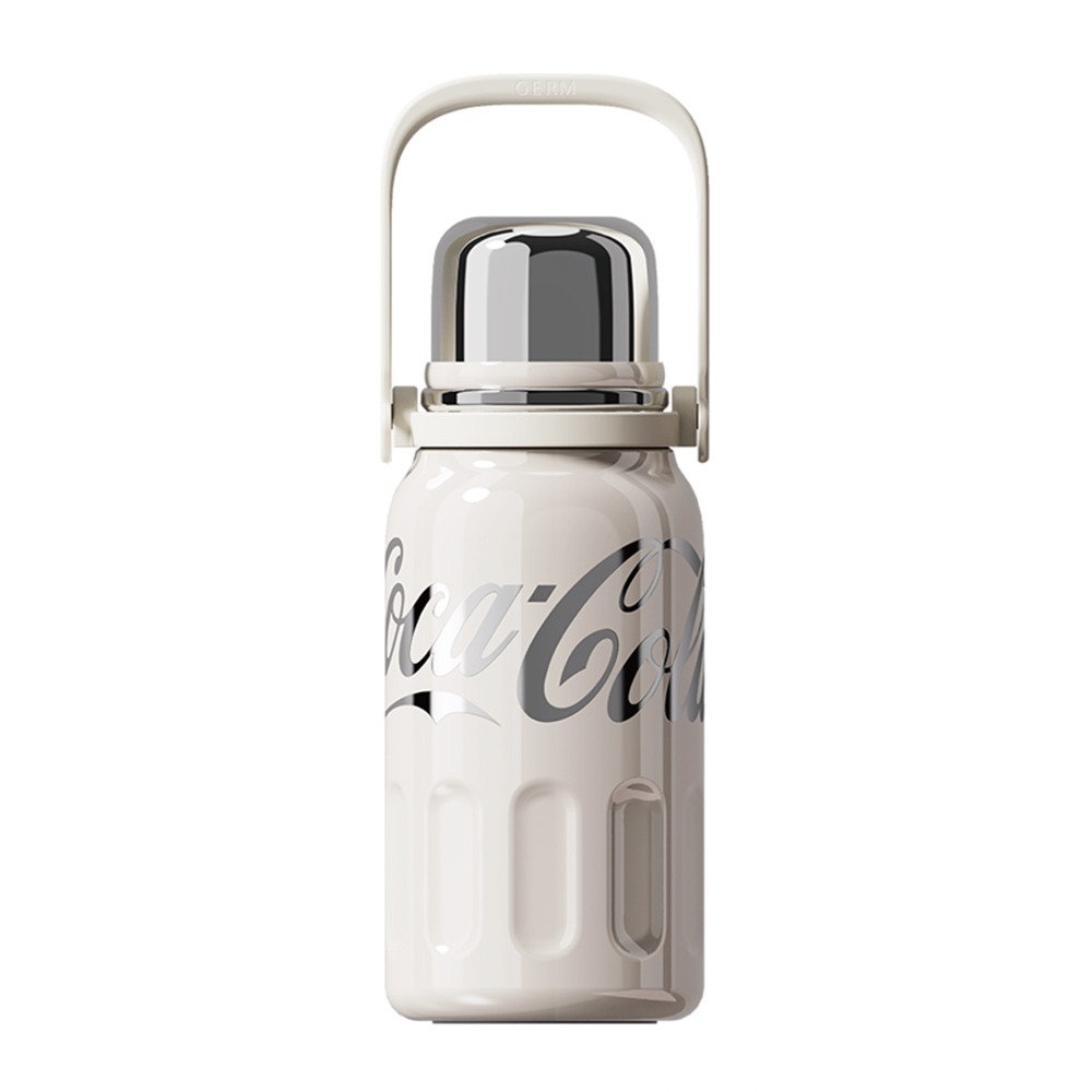 GERM格米 可口可樂聯名款律動保溫杯-800ML 可樂紅/杏米色/星光白/海貝粉-規格圖1