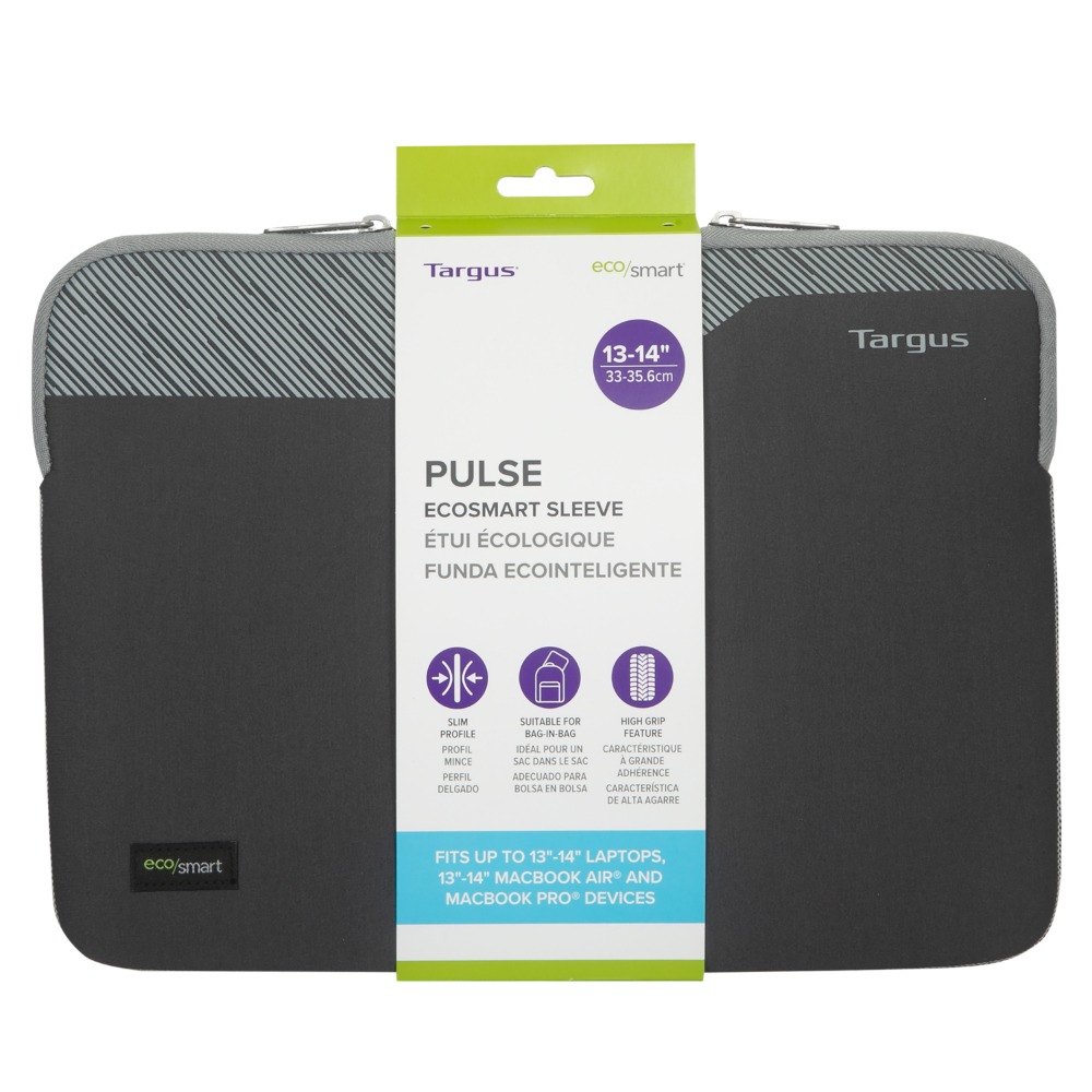 Targus Pulse II EcoSmart 13-14 吋環保輕薄內膽包 - 炭灰色 (TBS97004)-細節圖2