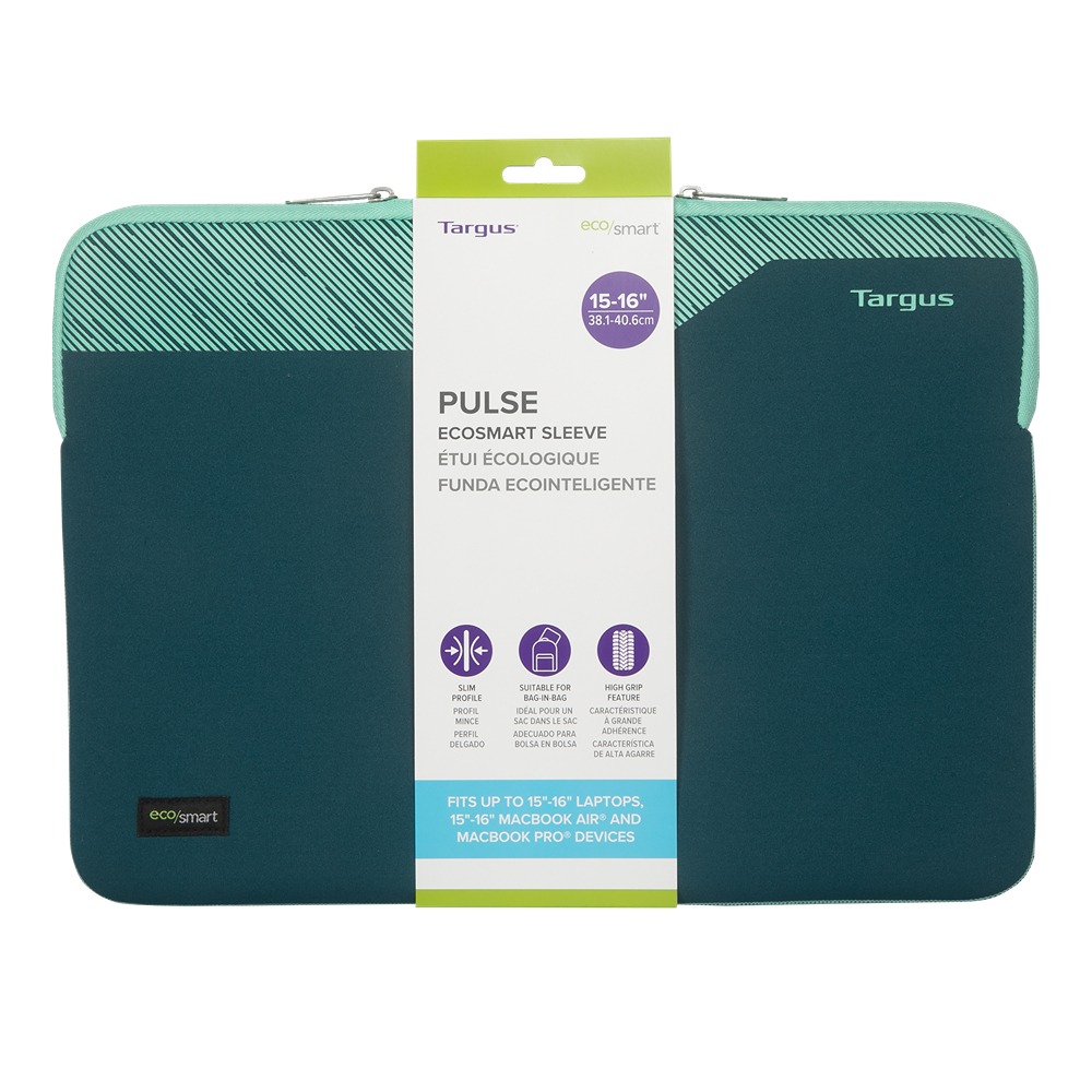 Targus Pulse II EcoSmart 15-16 吋環保輕薄內膽包 - 綠色 (TBS97105)-細節圖3