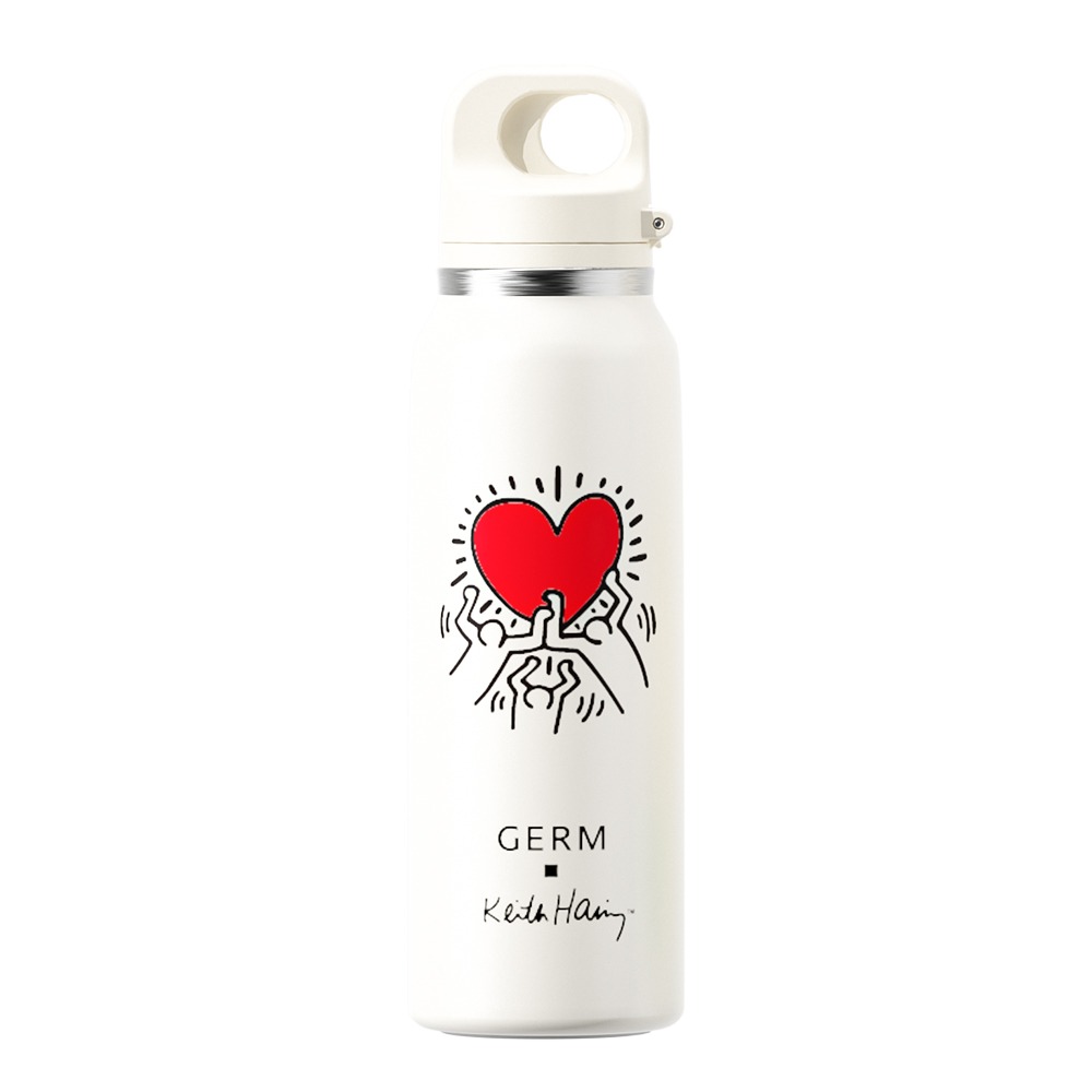 GERM格米 凱斯哈林聯名款趣野運動保溫杯 活力俱樂部/發光的愛 600ML-規格圖1