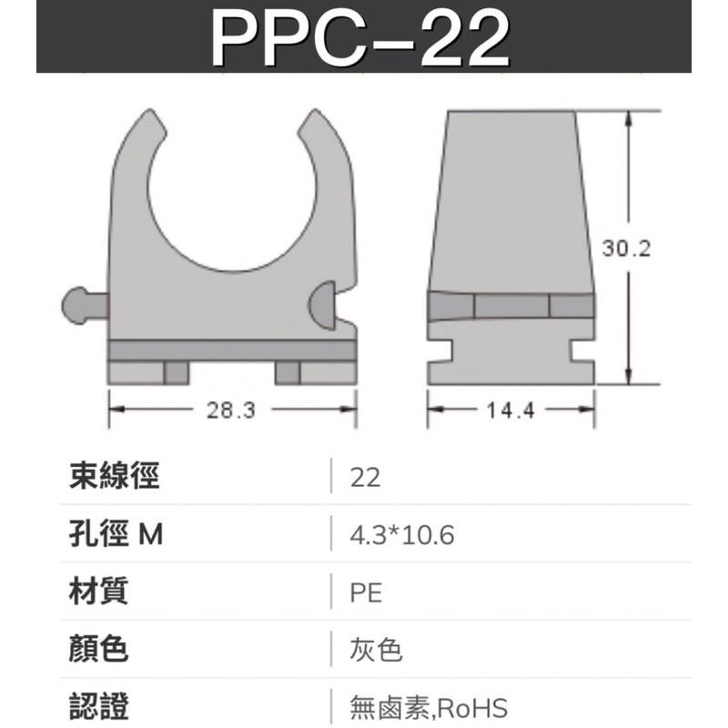 含稅 開發票  KSS 凱士士 PVC管 水管固定 水管U型夾 水管管夾 固定PVC管 固定座 整包50入-細節圖2