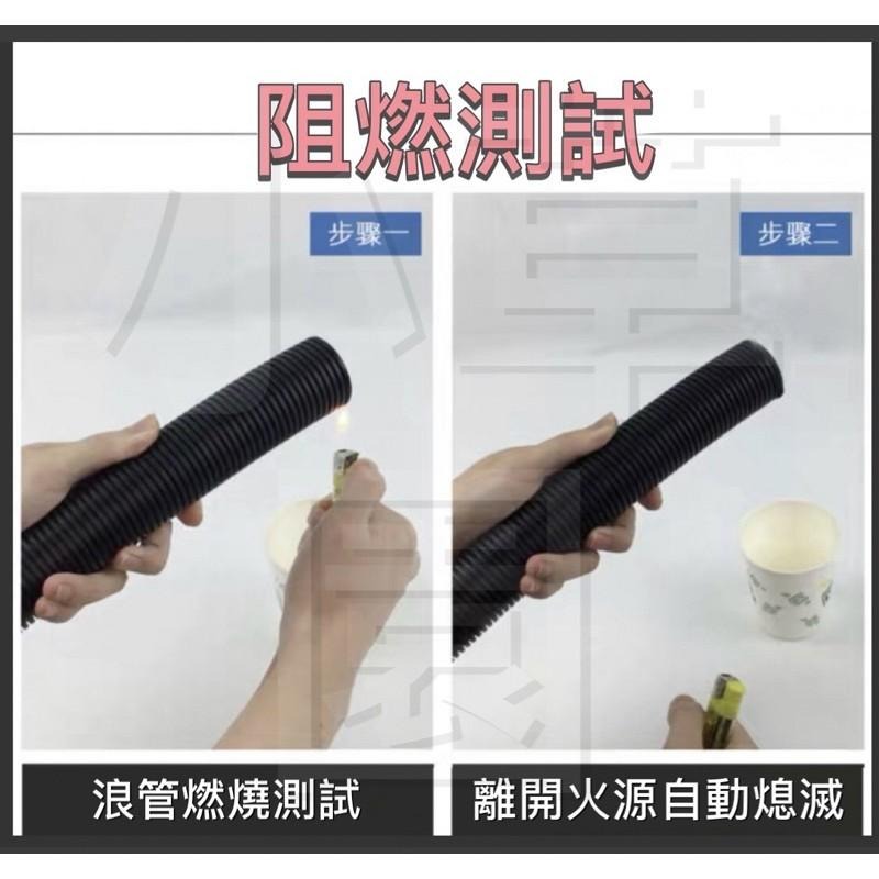 開發票 檢驗合格  台灣製造 未剖式 剖開式浪管 蛇管 電線整理 電線保護管 PP浪管 汽車電線保護-細節圖3