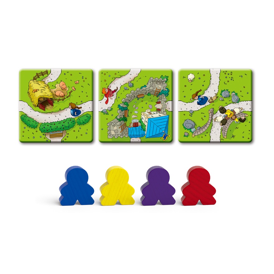 CARCASSONNE JUNIOR 卡卡頌兒童版 新天鵝堡桌遊♣桌遊森林-細節圖2