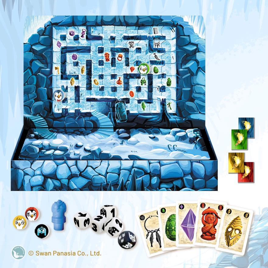 PYRAMID OF PENGQUEEN 古墓企鵝 新天鵝堡桌遊♣桌遊森林-細節圖3