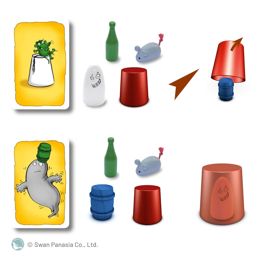 GEISTESBLITZ SPOOKY DOO 閃靈快手：魔法帽 新天鵝堡桌遊♣桌遊森林-細節圖2