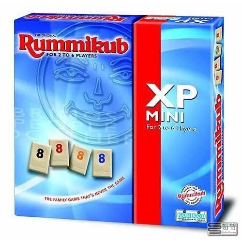 拉密 數字磚塊牌 攜帶版六人 Rummikub XP Mini♣桌遊森林