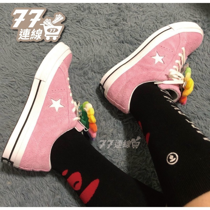 Converse One Star 黑白 基本款 復古鞋 麂皮 171587C 158369C-細節圖4