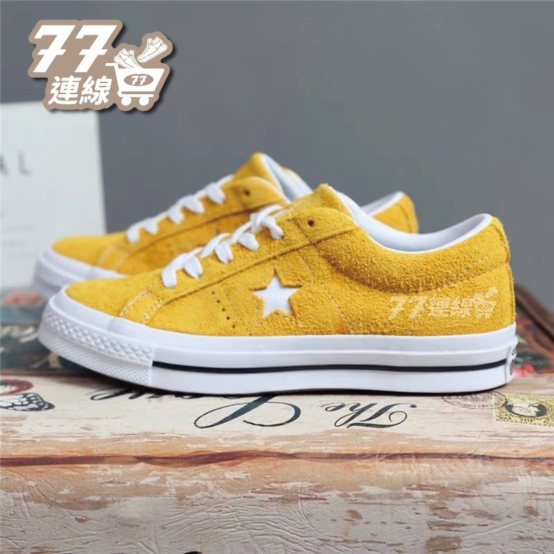 Converse One Star 黑白 基本款 復古鞋 麂皮 171587C 158369C-細節圖5