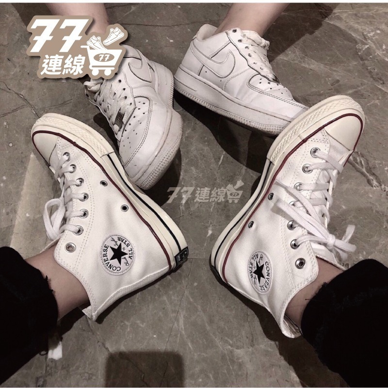 Converse 1970 低筒 白色 70 高筒 帆布鞋 小白鞋 純白 白 米白 米白色 162065C-細節圖9