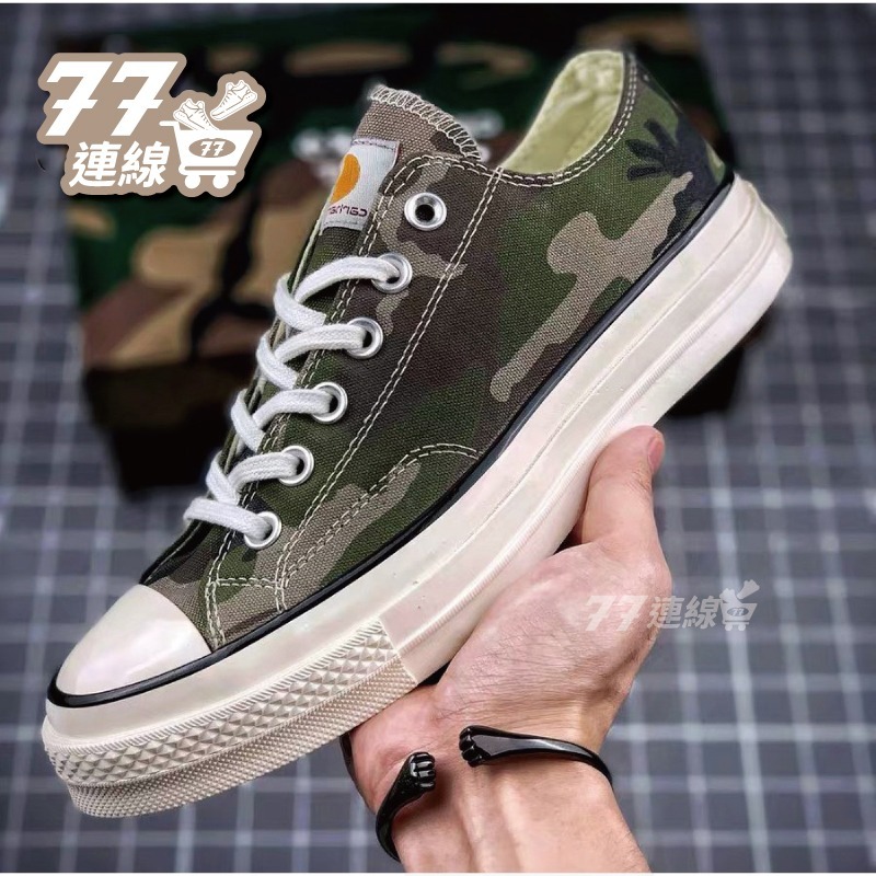 CONVERSE CHUCK 70HI x CARHARTT 1970 聯名款 休閒鞋 咖啡 迷彩 NT$1,199-細節圖5