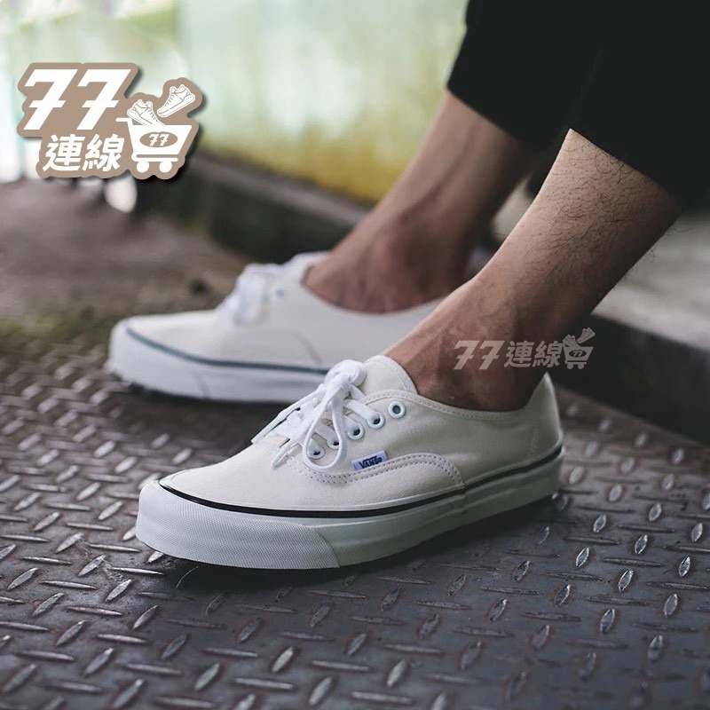 Vans authentic 基本款 厚底 一般底 黑白 阿先 美式 增高 棋盤格 黑 滑板鞋 白-細節圖7