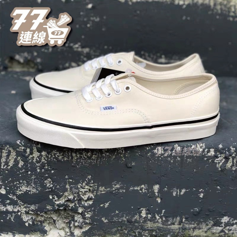 Vans authentic 基本款 厚底 一般底 黑白 阿先 美式 增高 棋盤格 黑 滑板鞋 白-細節圖11