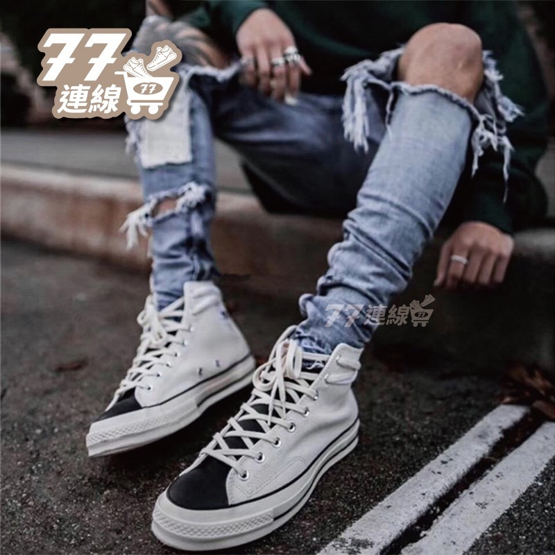 FOG Essentials x Converse Chuck 1970 帆布鞋 黑 白 灰-細節圖4