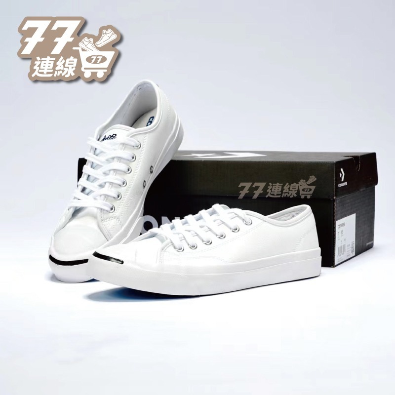 CONVERSE JACK PURCELL 基本款 開口笑 白色 灰色 帆布鞋 藍標 男女款 休閒板鞋 經典 百搭-細節圖9