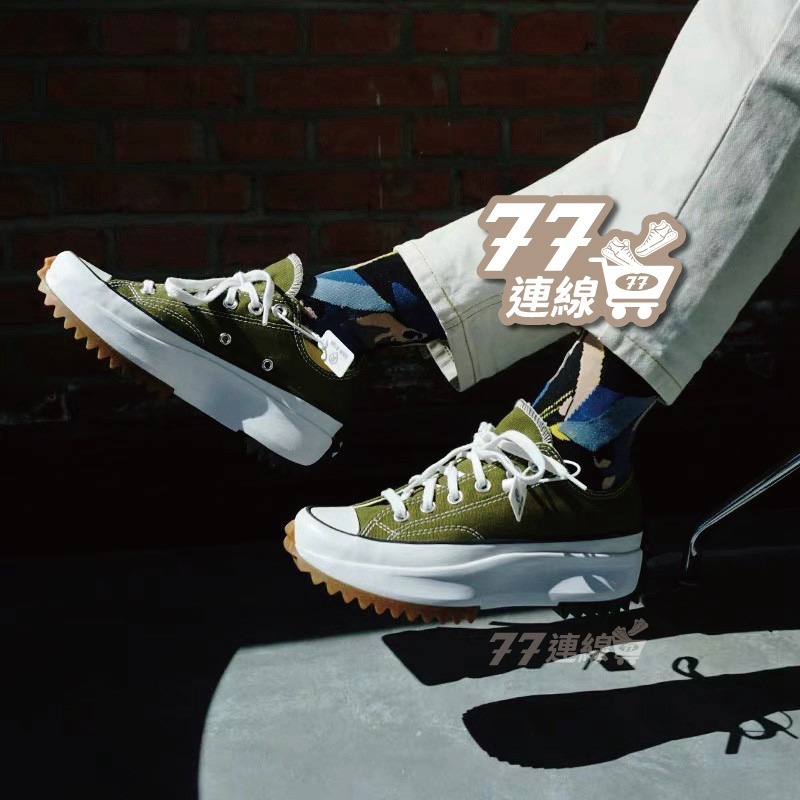 Converse Run Star Hike 鋸齒鞋 厚底 增高 黑白 低筒 168816C-細節圖10