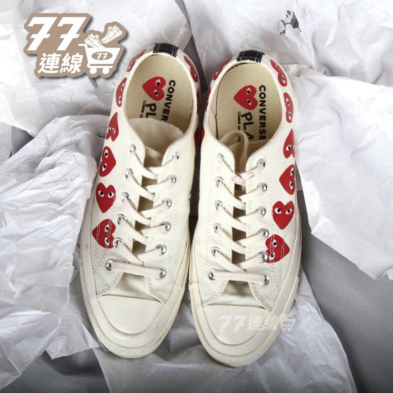 Converse CDG PLAY 川久保玲 1970 高筒 低筒 愛心 150206C 150205-細節圖4