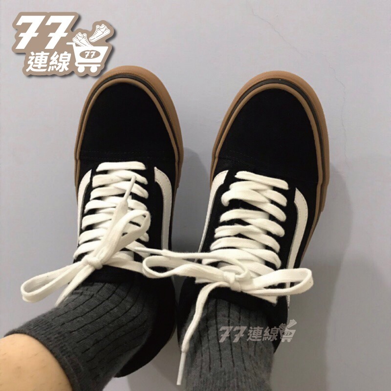 Vans Skate Old Skool SB 滑板鞋 焦糖底 黑白 基本款 棋盤格 全黑-細節圖3