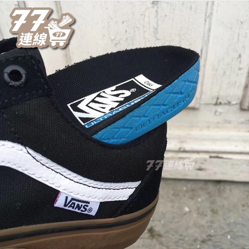 Vans Skate Old Skool SB 滑板鞋 焦糖底 黑白 基本款 棋盤格 全黑-細節圖6