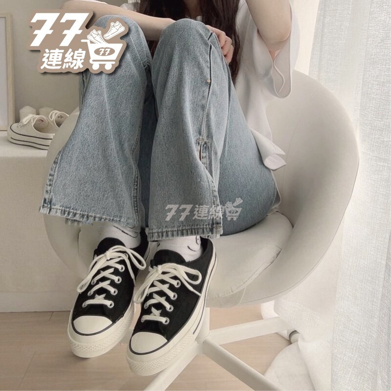 Converse 1970 Mule 穆勒鞋套脚黑白白172591C 172592C-細節圖2