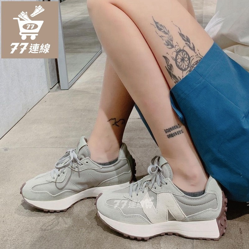 New balance 327 海鹽色 乾燥玫瑰 海鹽白 復古 男女運動休閒鞋 慢跑鞋 老爹鞋 WS327FB-細節圖3