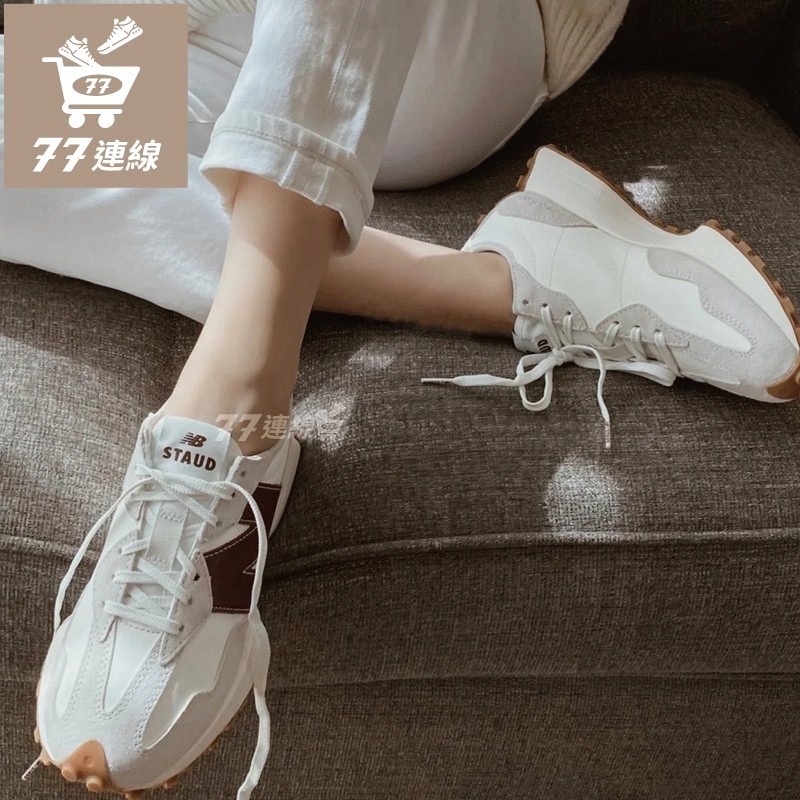 New balance 327 海鹽色 乾燥玫瑰 海鹽白 復古 男女運動休閒鞋 慢跑鞋 老爹鞋 WS327FB-細節圖6