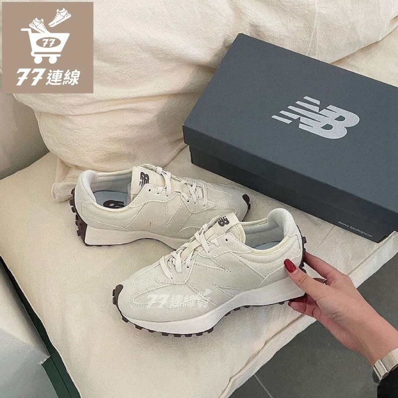 New balance 327 海鹽色 乾燥玫瑰 海鹽白 復古 男女運動休閒鞋 慢跑鞋 老爹鞋 WS327FB-細節圖9