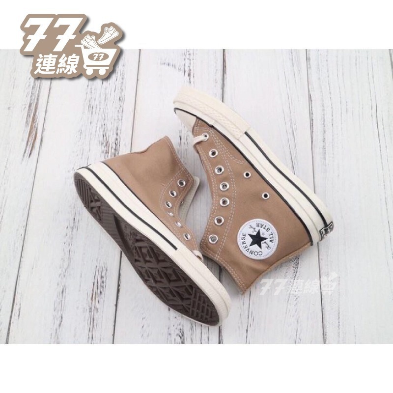 Converse1970s 奶茶色 奶油底 低筒 高筒 三星標 帆布 休閒鞋板鞋 情侶-細節圖9