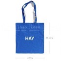 全現貨12H  HAY Tote Bag 正品🇩🇰logo藍色購物袋 綠色限定款帆布袋㆐LOSO㆐旅行袋大容量出國-規格圖6