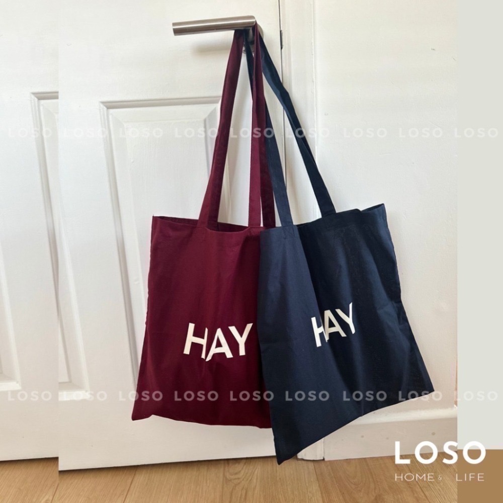 現貨｜HAY Tote Bag 正品🇩🇰 2023新色帆布袋 購物袋㆐新品折扣㆐LOSO生活㆐旅行袋大容量出國-細節圖2