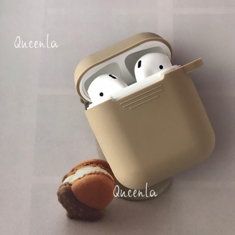 AirPods保護套/Airpods 1代2代通用素色/防塵套/素面矽膠套/蘋果耳機套-細節圖2