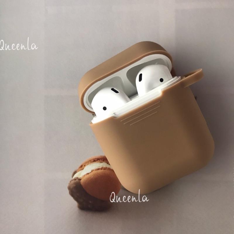 AirPods保護套/Airpods 1代2代通用素色/防塵套/素面矽膠套/蘋果耳機套-細節圖3