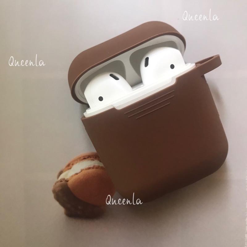 AirPods保護套/Airpods 1代2代通用素色/防塵套/素面矽膠套/蘋果耳機套-細節圖4