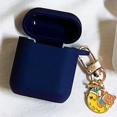 AirPods1 /2 代 🧸平底加厚款🧸 客製保護套   airpods保護套 合金英文耳機保護套 ♥️-細節圖7