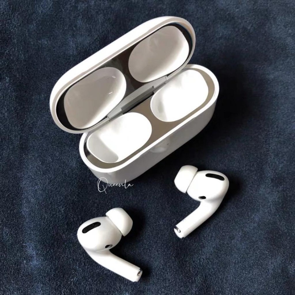 Airpods金屬防塵貼AirPods Pro / 3代 防塵貼 蘋果耳機防塵貼貼紙 保護貼適用 Pro 3代-細節圖4