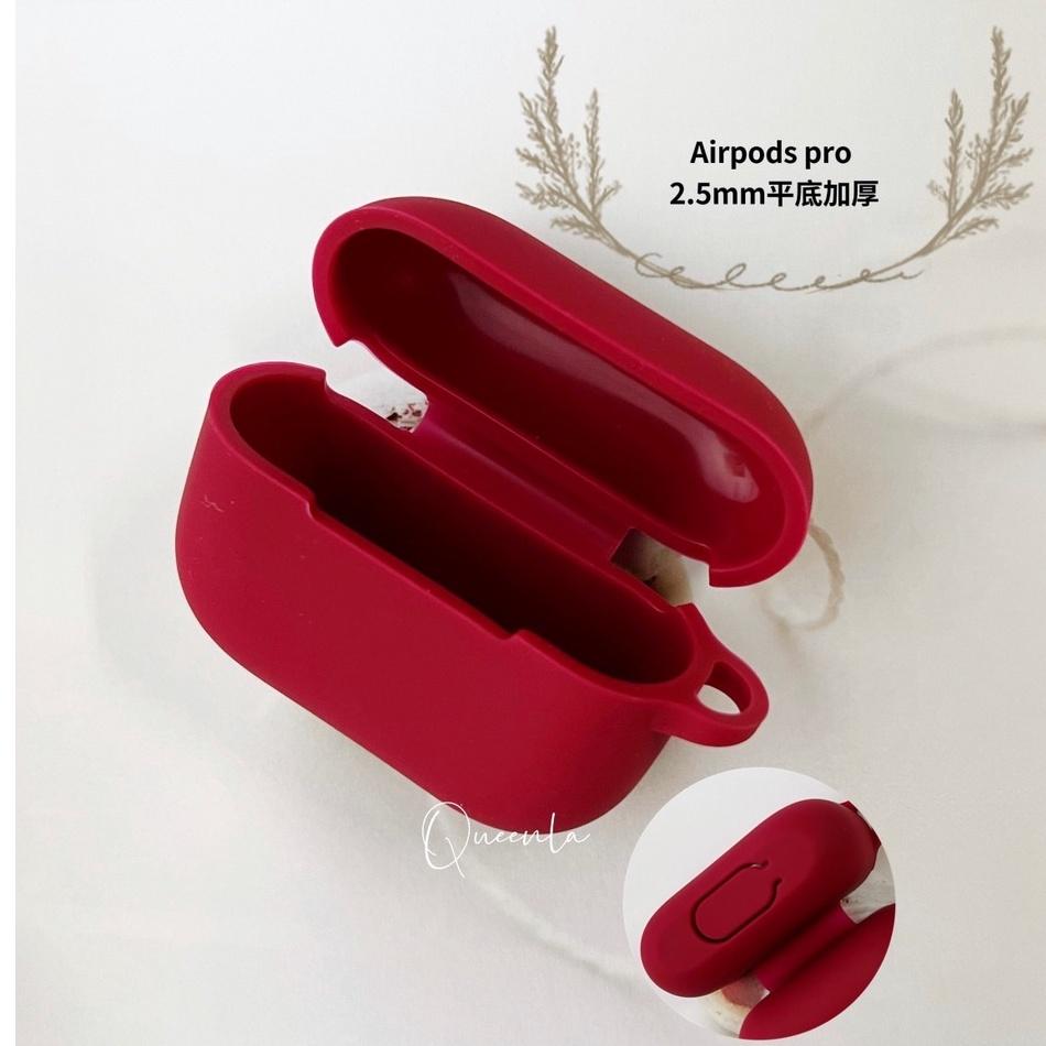 AirPods pro保護殼 🧸平底加厚款🧸 客製保護套 airpods保護套 合金英文耳機保護套 ♥️平底加厚款-細節圖6