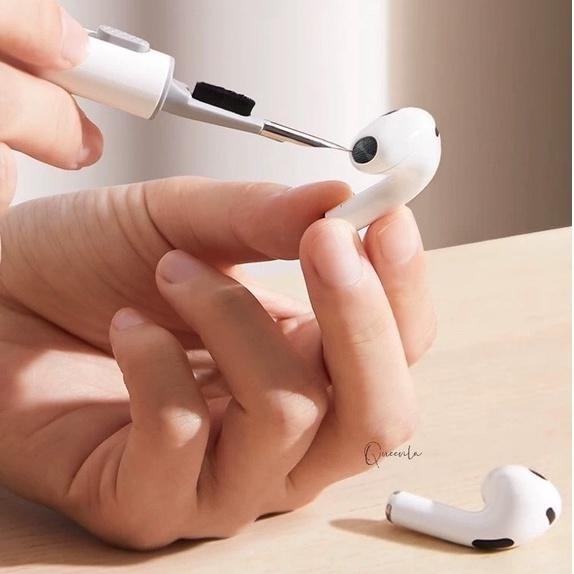 AirPods 藍芽耳機 多功能伸縮清潔筆 清潔工具  筆電清潔 相機清潔 手機清潔筆 鍵盤清潔 藍芽耳機清潔 手機配件-細節圖3