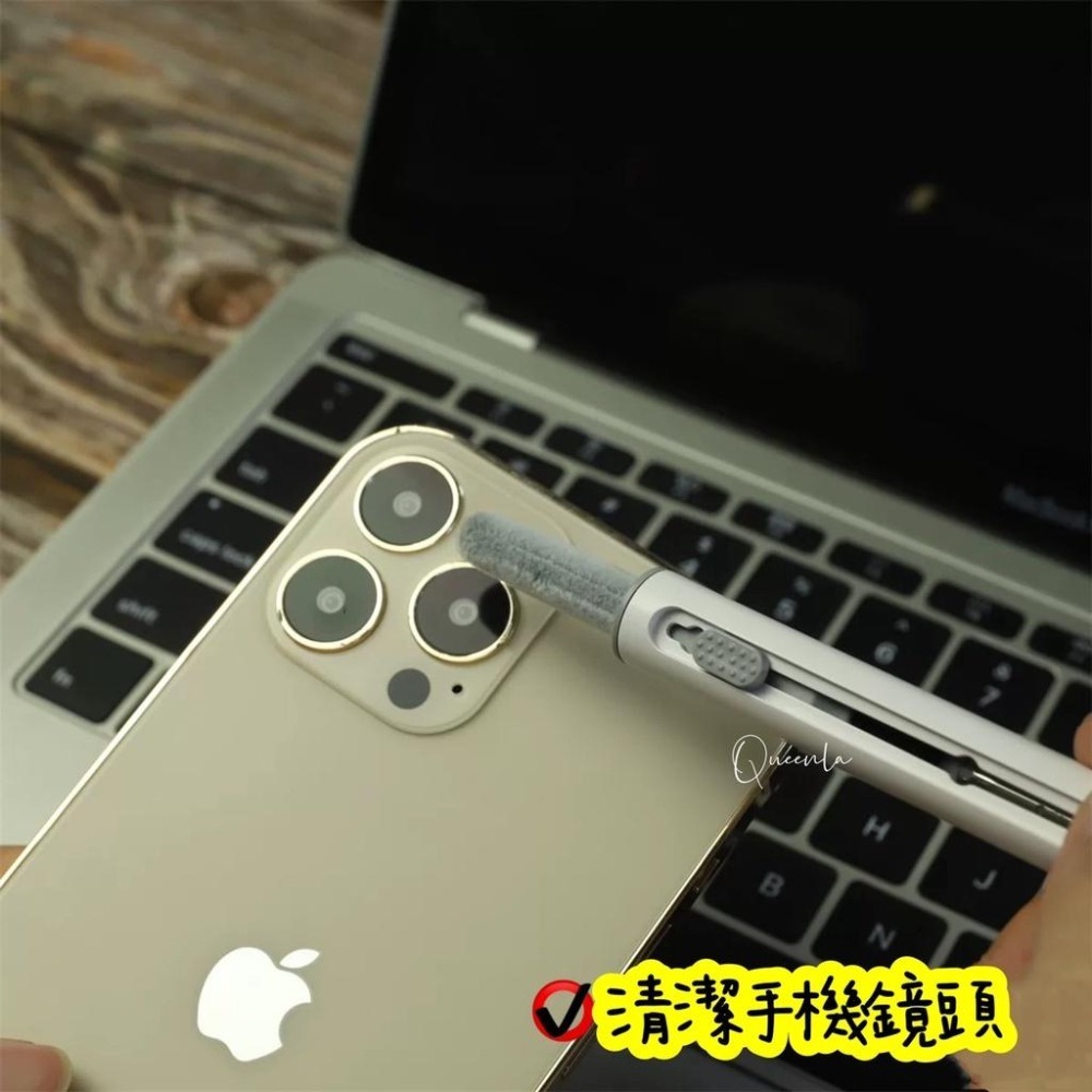 AirPods 藍芽耳機 多功能伸縮清潔筆 清潔工具  筆電清潔 相機清潔 手機清潔筆 鍵盤清潔 藍芽耳機清潔 手機配件-細節圖6