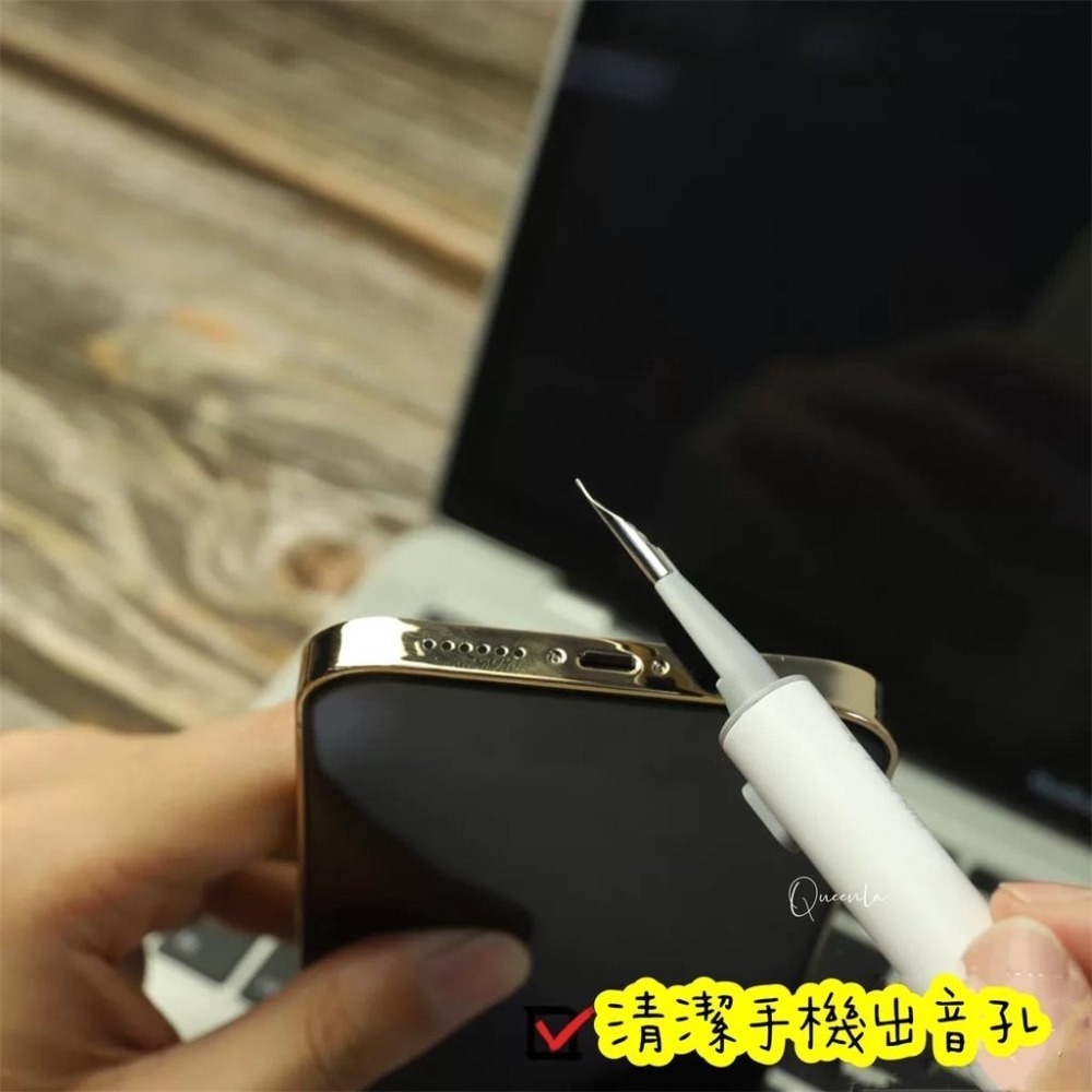 AirPods 藍芽耳機 多功能伸縮清潔筆 清潔工具  筆電清潔 相機清潔 手機清潔筆 鍵盤清潔 藍芽耳機清潔 手機配件-細節圖7