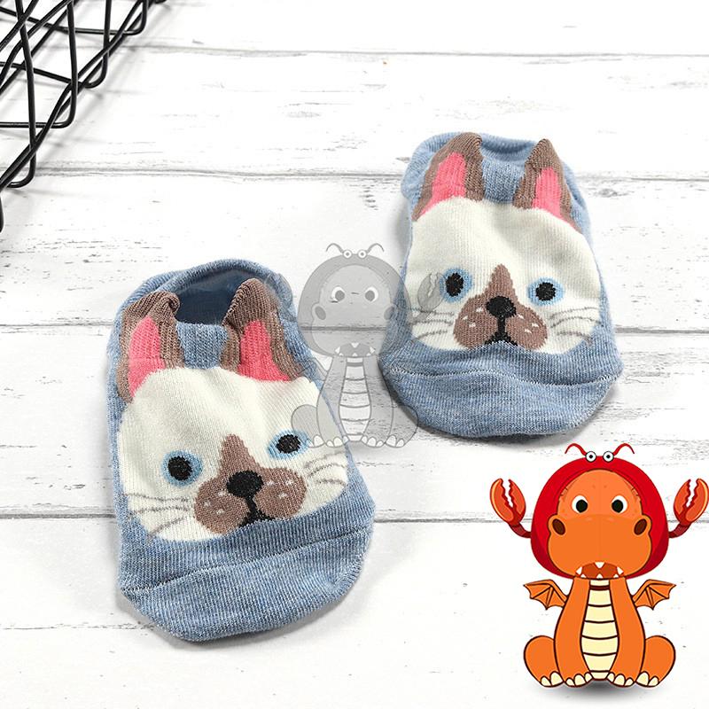 Z-054 春夏季新款襪子 日係襪子 可愛卡通動物短襪 全棉船襪 淺口防滑矽膠隱形襪女襪 船襪 唯龍購物-細節圖3