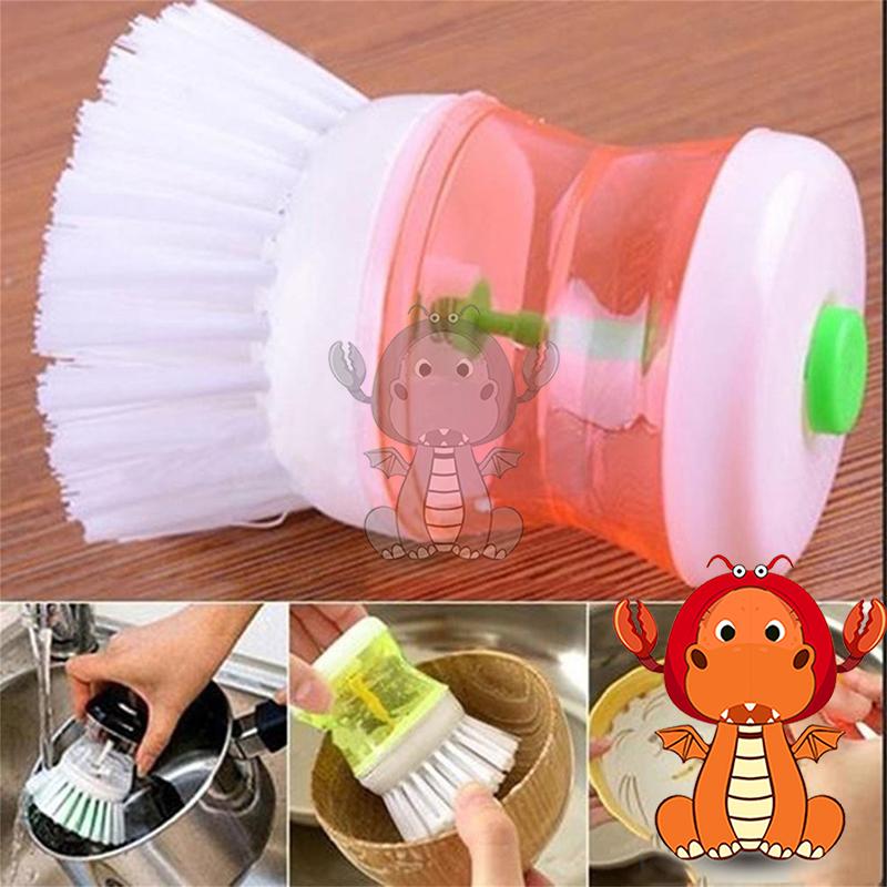 按壓出液清潔刷 壓液洗鍋刷 洗碗刷刷子 刷具 去汙刷 洗碗刷 洗衣刷 液壓式 刷子 清潔 地板刷 浴室 自動加液-細節圖5