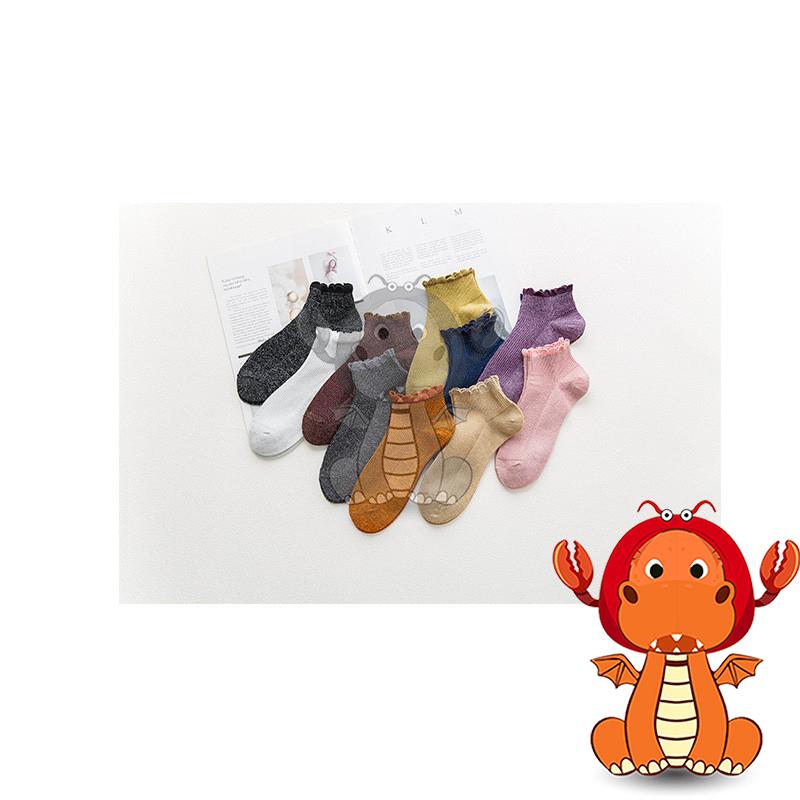 F-021 春夏新款襪子 船襪子 花邊短筒襪子 純色簡約全棉襪子 日系襪 糖果色襪子 透氣吸汗襪 唯龍購物-細節圖4