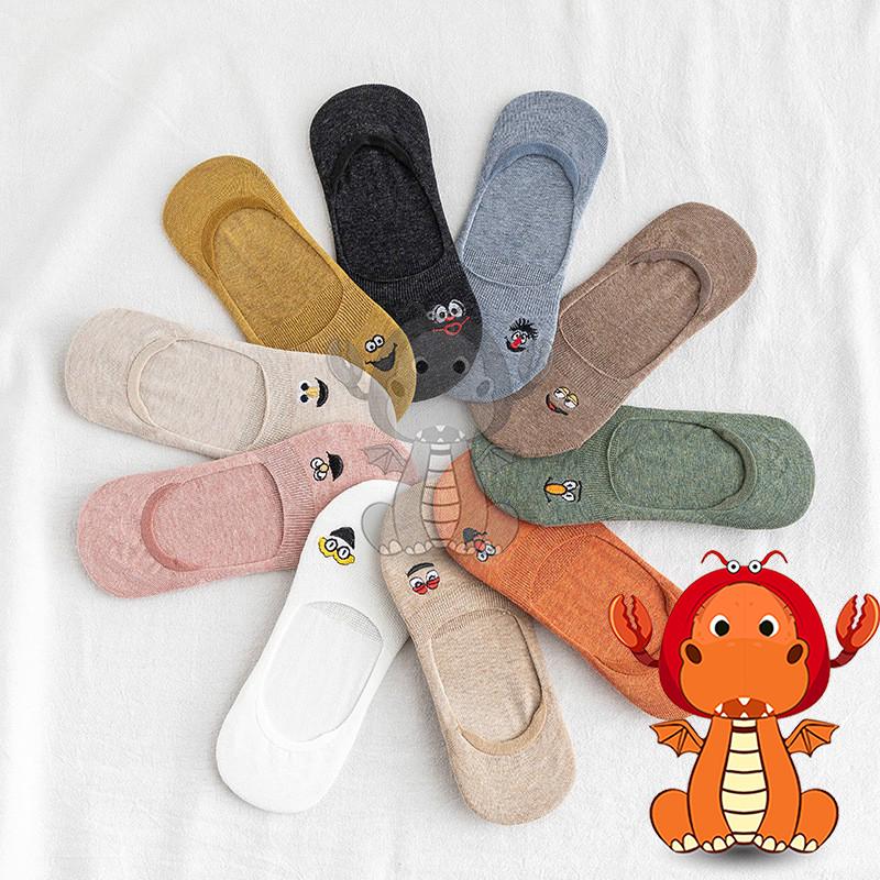 J381 襪子 隱形襪 夏季爆款襪子 全棉十色卡通隱形襪 女士百搭隱形襪 唯龍購物-細節圖6