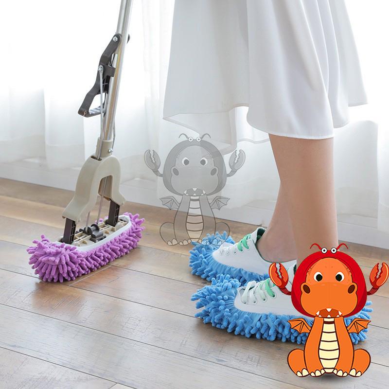 雪尼爾拖地鞋套 懶人拖地鞋套 鞋套 拖把頭 超細纖 超強吸水 可做擦地拖鞋 拖 懶人鞋拖 拖地 唯龍購物-細節圖3